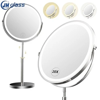 Miroir de maquillage éclairé avec grossissement